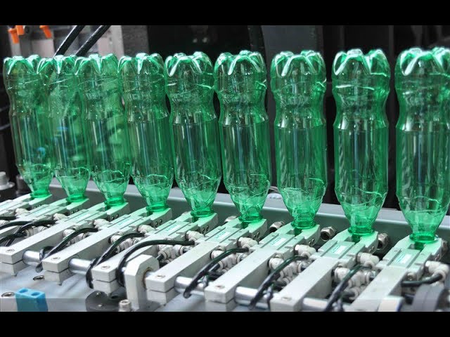 Testing of three cavities blowing machine full automatic