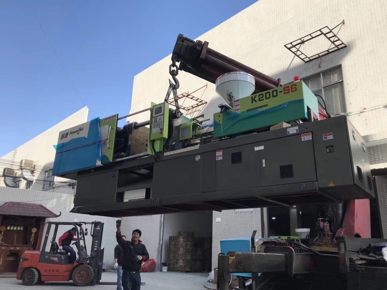 Installation Of injection machine